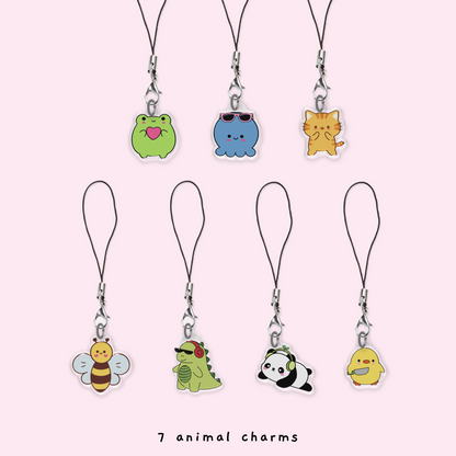 Animal charms- Jumbo pack of 7