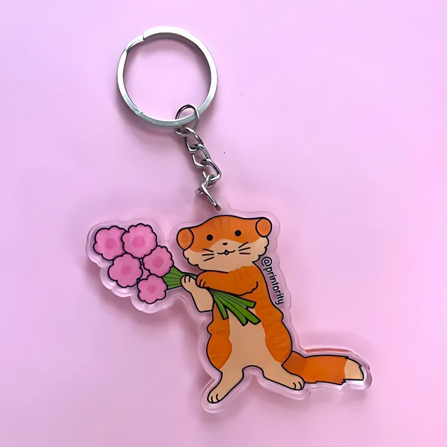 I can buy myself flowers keychain