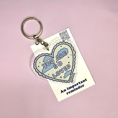 You are so loved keychain