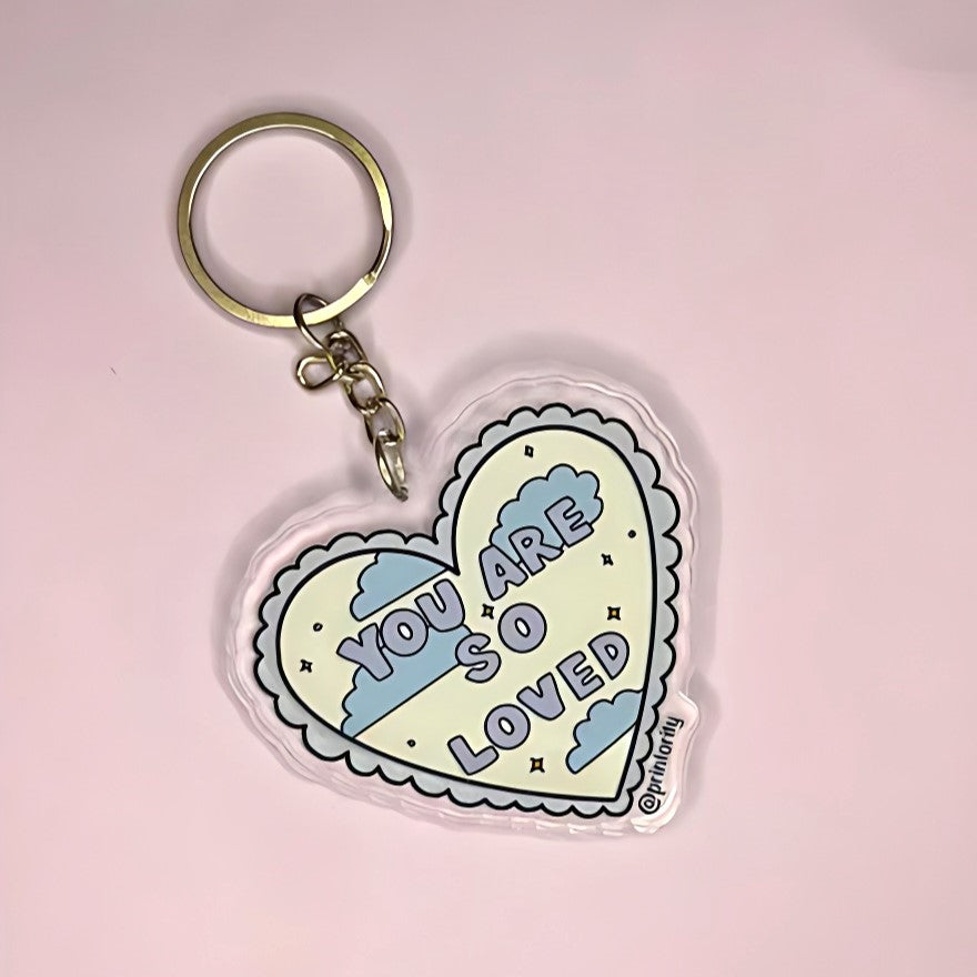 You are so loved keychain