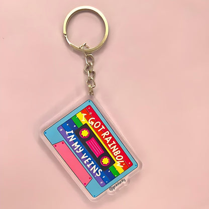 Pride anatomy keychain