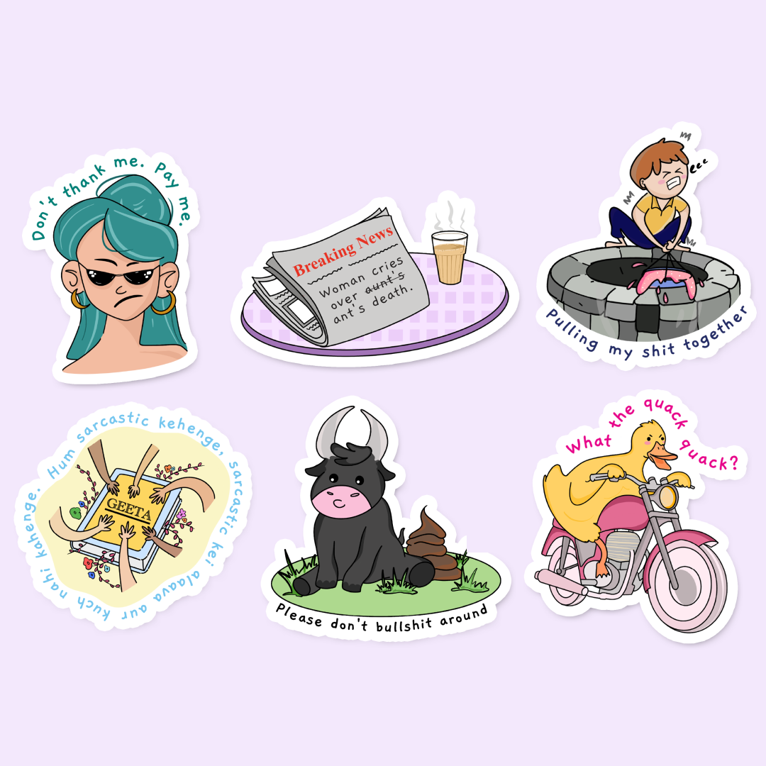 Sarcasm starter sticker pack