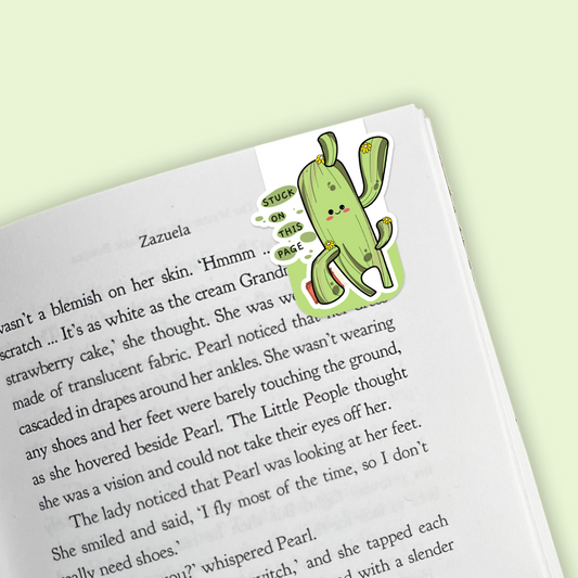 Cacti magnetic bookmark