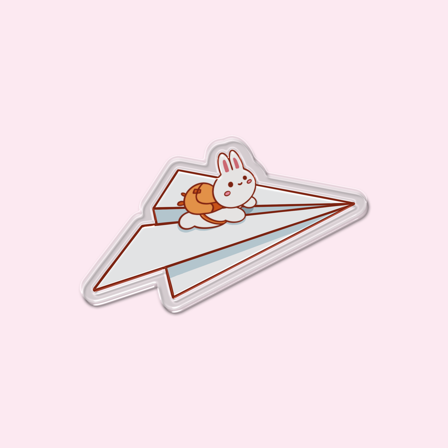 Travel bunny pin