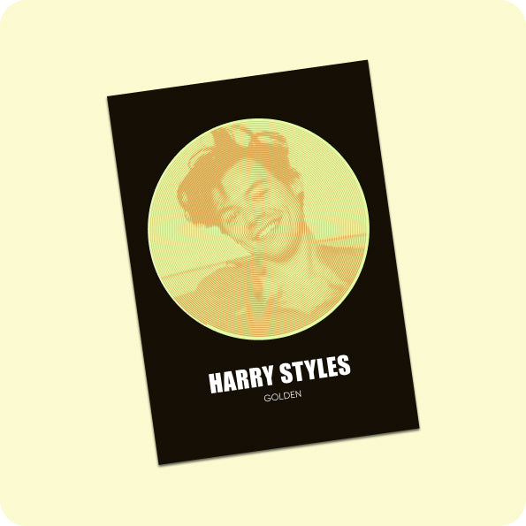 Harry Styles disc poster