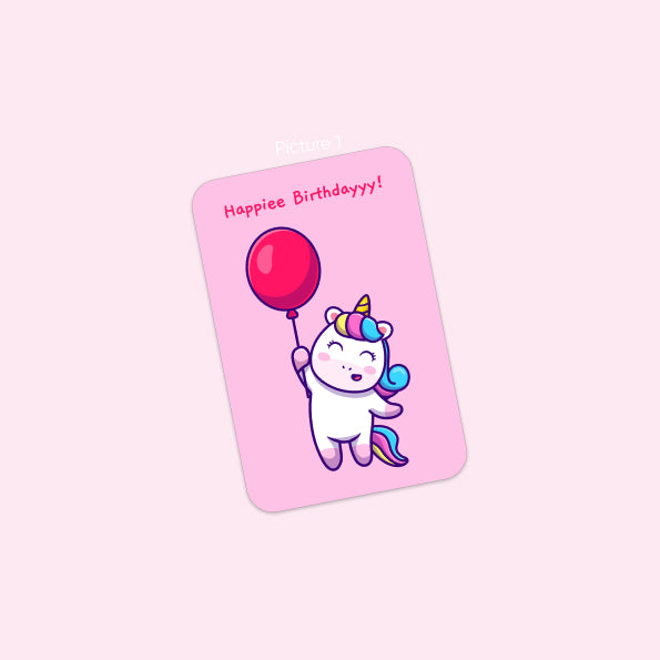 Happie birthday pun card