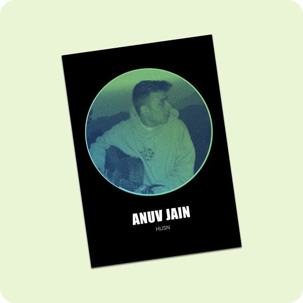 Anuv Jain disc poster - Printority