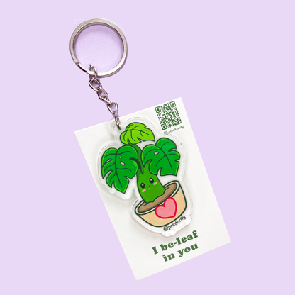 Be-leaf in you keychain - Printority