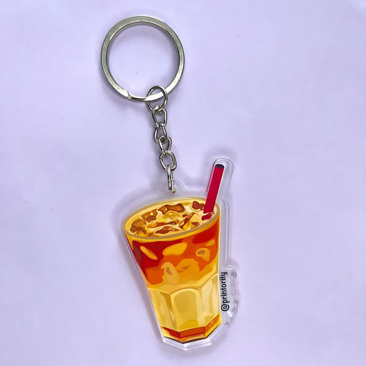 Blood type: Iced coffee keychain - Printority