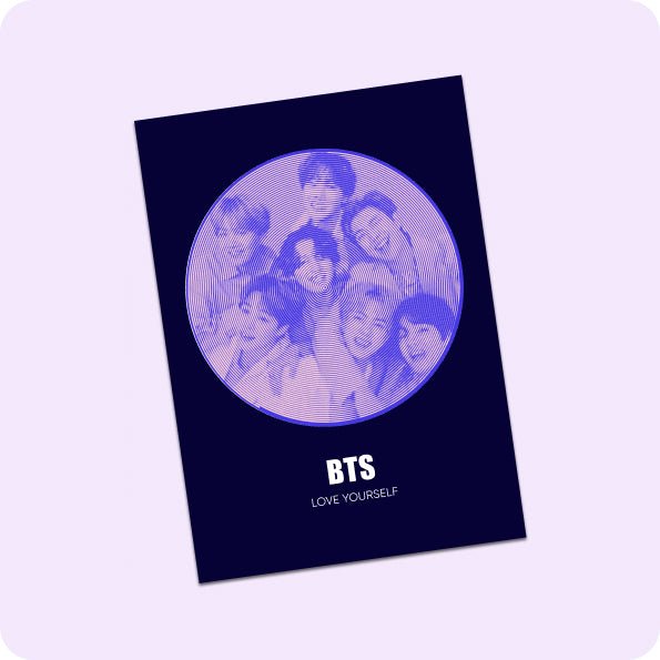 BTS disc poster - Printority