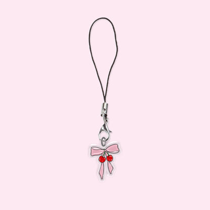 Cherry bow charm