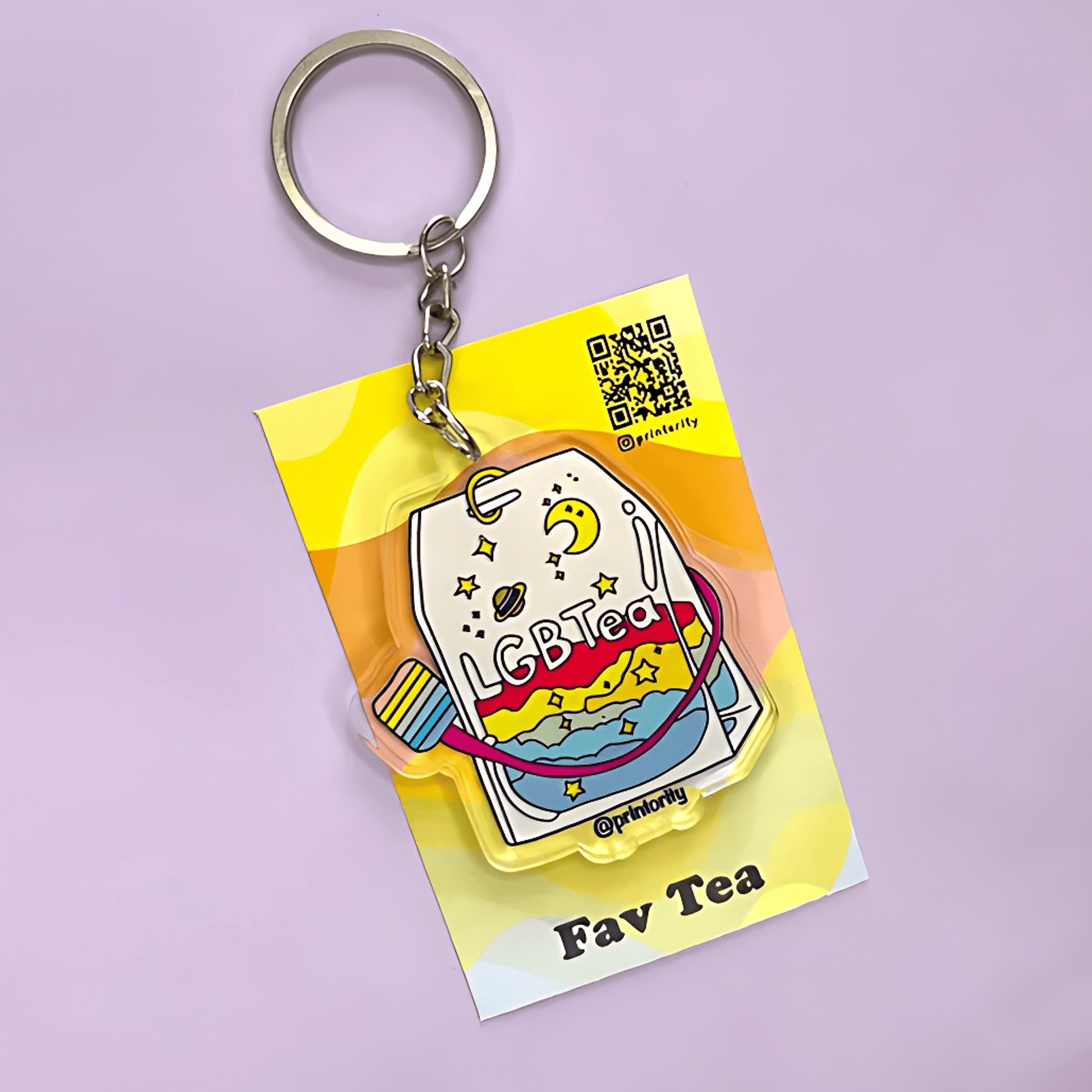 Fav tea keychain - Printority