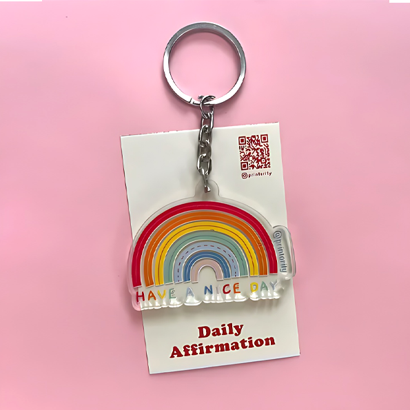 My daily affirmation keychain