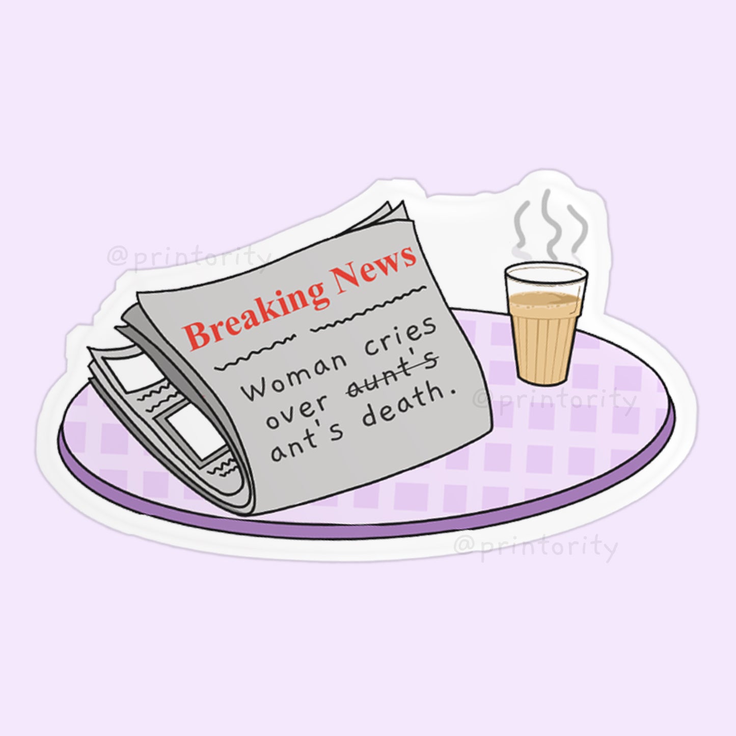 Breaking news sticker